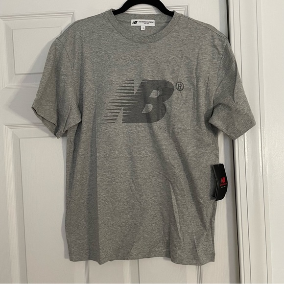 NWT New Balance x Engineered Cross Crew Neck Tee - Grey - Picture 7 of 11